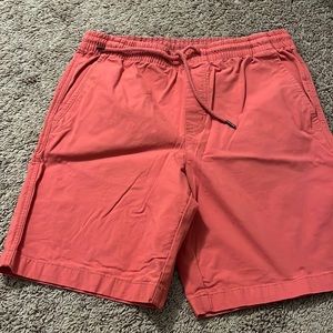 mens small coral shorts